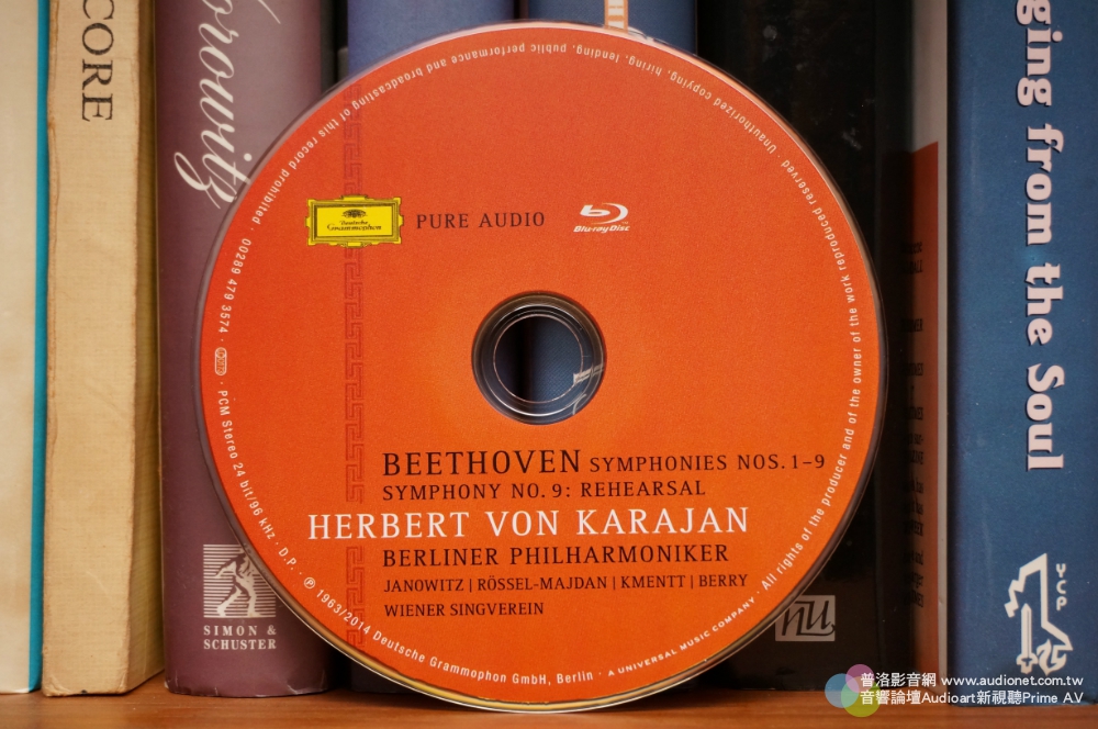 環球唱片卡拉揚貝多芬9大交響曲全集附贈藍光九大交響曲