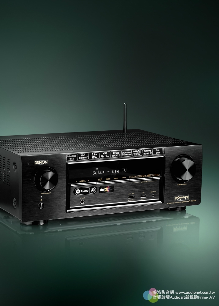 Denon AVR-X1300W 功能完整、音樂表現又好的平價機種