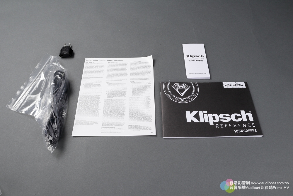 Klipsch R-8SW超低音喇叭開箱