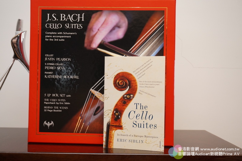 追龍唱片巴哈無伴奏大提琴組曲五片裝加一本300多頁的書