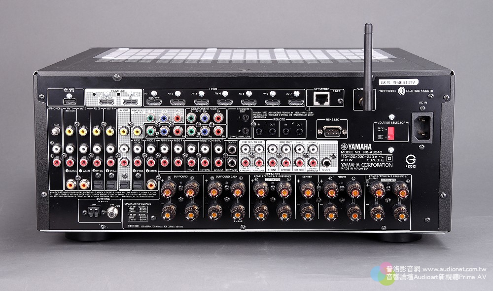 Yamaha RX-A3040：支援Dolby Atmos的最新旗艦機