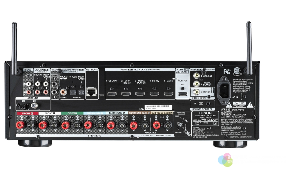 Denon AVR-X1300W 功能完整、音樂表現又好的平價機種