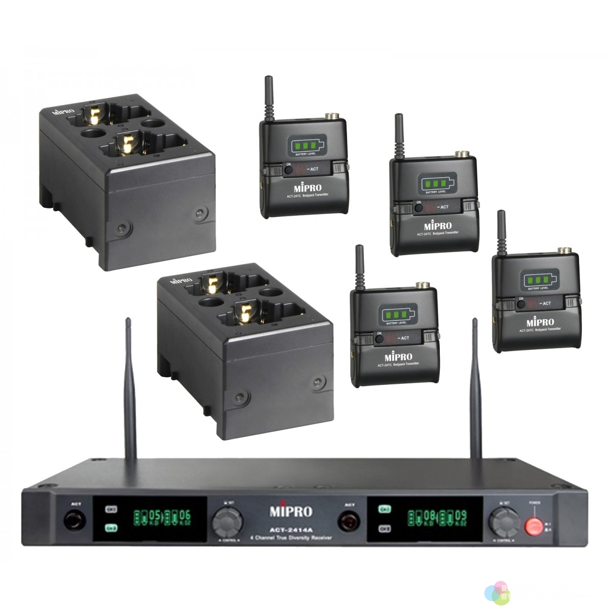 MIPRO推出ACT-2414A四頻道無線麥克風系統