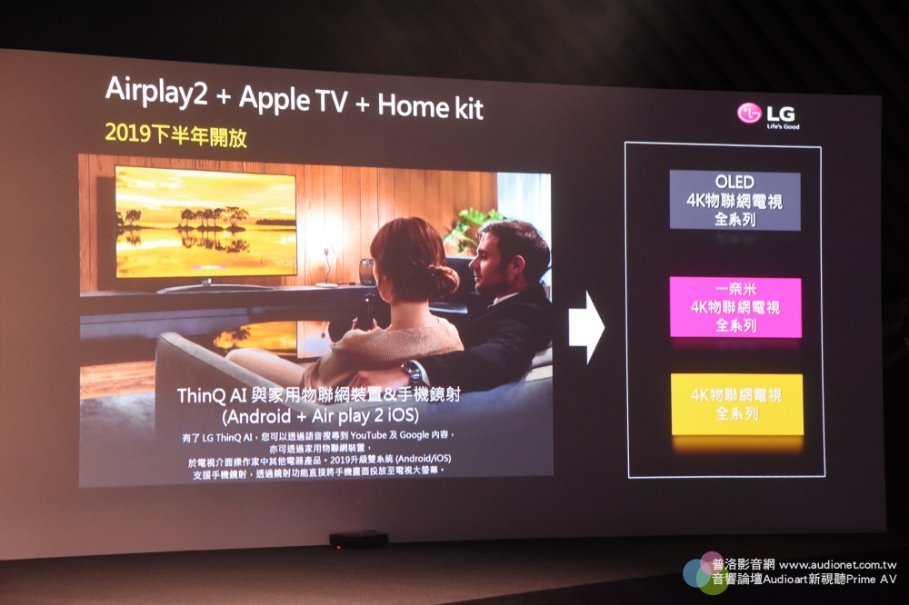 2019 LG OLED TV電視發表會：更大尺寸、更強聯網服務