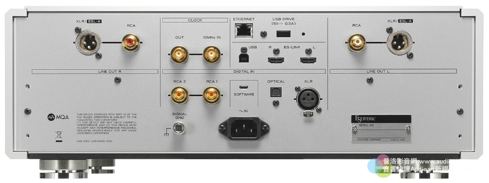 Esoteric N-01XD，首款採用Master Sound Discrete DAC的網路串流播放機