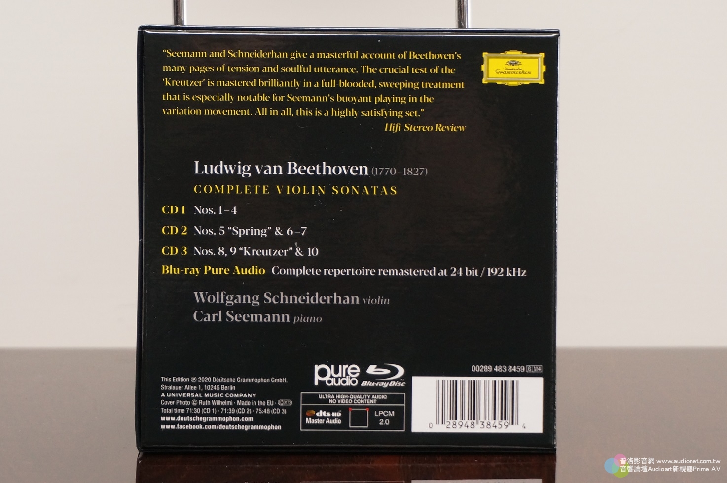 貝多芬小提琴奏鳴曲全集Wolfgang Schneiderhan與Carl Seemann老版重生加Pure Audio