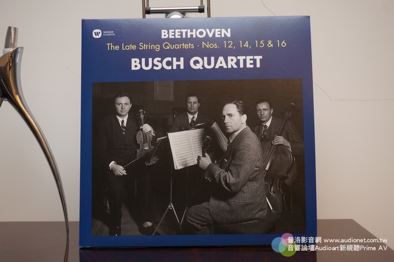 Busch Quartet貝多芬晚期弦樂四重奏 Nos. 12、14、15、16名版再現，78轉錄音回春