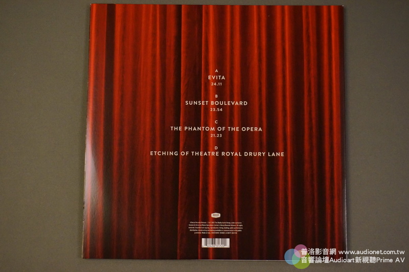 Andrew Lloyd Webber Symphonic Suites黑膠版，第四面有玄機