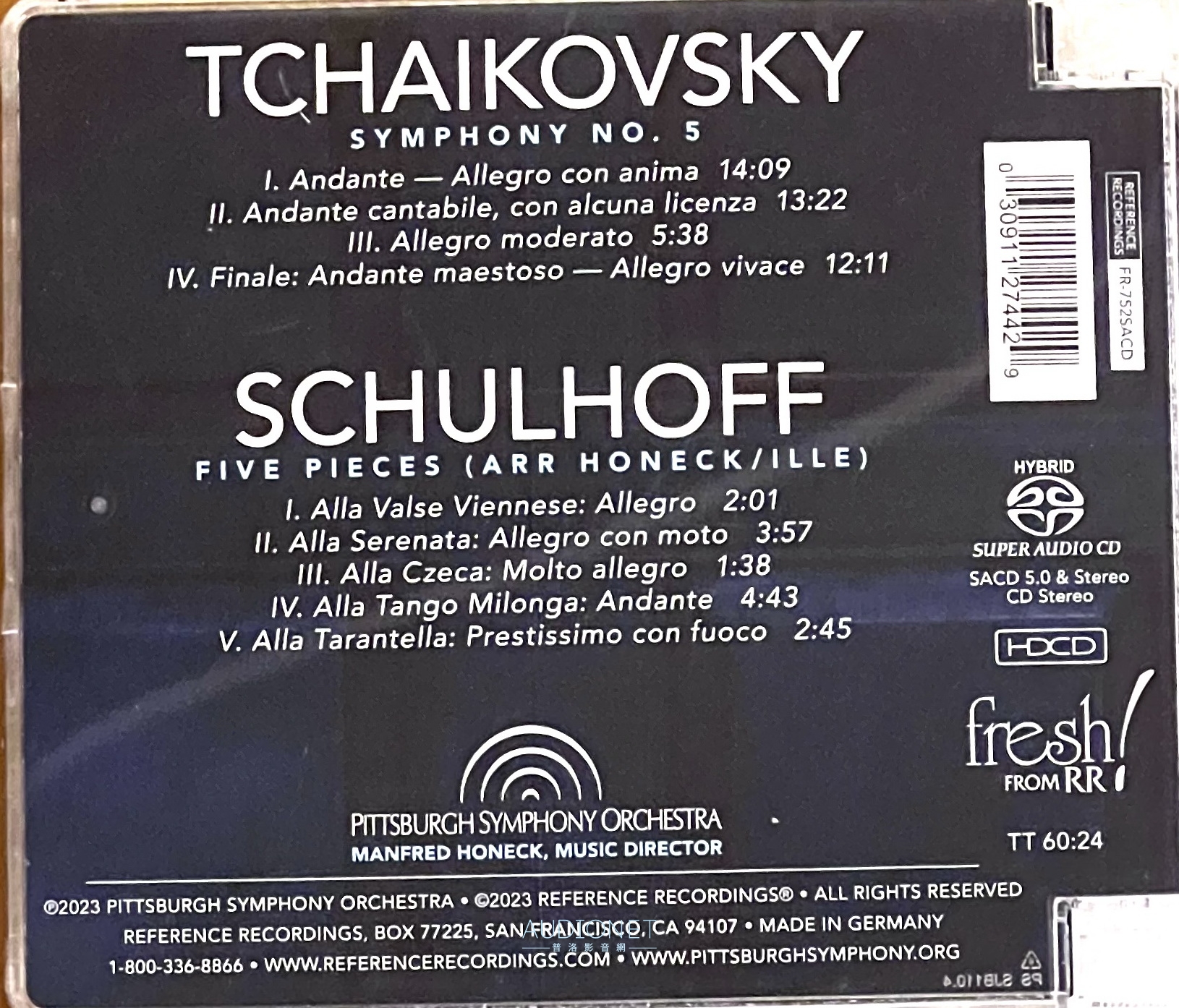 Manfred Honeck指揮匹茲堡交響樂團柴可夫斯基第五號交響曲